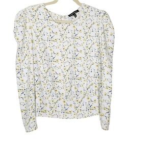 Kontrol long sleeve floral blouse. Size S